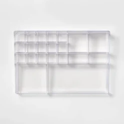 Bathroom Plastic Extra Large Cosmetic Organizer Clear - Brightroom™ -Daily Comfort Store GUEST 033f2547 6da7 4fab 89db 941e17fcf212