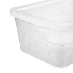 16qt Clear Storage Box With Lid White - Brightroom™ -Daily Comfort Store GUEST 03af419e 03d9 43c3 b868 51096a7fbcac