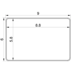 9"x6"x3.25" Large Plastic Bathroom Tray Clear - Brightroom™: Organizer, Stackable Storage, Hand Washable -Daily Comfort Store GUEST 05a2cdc4 5844 497b b167 b2a15a61458f