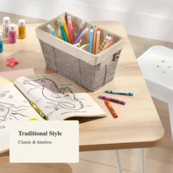 10.25" X 6" X 6" Small Woven Twisted Paper Rope Tapered Basket Gray - Brightroom™ 8 10.25" X 6" X 6" Small Woven Twisted Paper Rope Tapered Basket Gray - Brightroom™ -Daily Comfort Store GUEST 064cb96f 909b 49df 9357 b890ce45562e