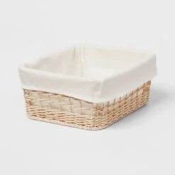 Tapered Woven Basket With Liner - Brightroom™ -Daily Comfort Store GUEST 0fb1f4e5 0222 49b3 bf2a 53282a25b189