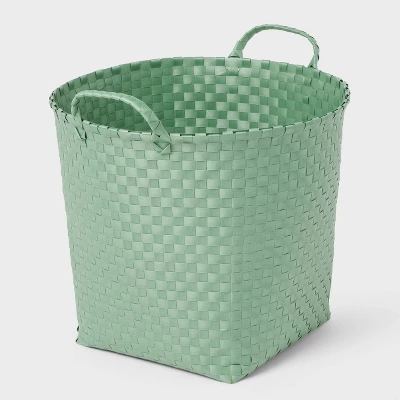 Woven Plastic Floor Basket - Brightroom™ 6 Woven Plastic Floor Basket - Brightroom™ - Image 4