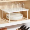 Metal Cabinet Shelf White - Brightroom™: Kitchen Organizer, Shelf Riser, Iron, 15"x10"x6" -Daily Comfort Store GUEST 171fc0e0 ca11 41e3 bf60 35fe0b0c46e0