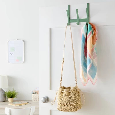 Over The Door 3 Hook - Sage - Brightroom™ 3 Over The Door 3 Hook - Sage - Brightroom™