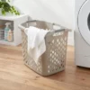 2.1bu Lamper Gray - Brightroom™: Plastic Clothes Hamper With Built-In Handles, Open-Top, 1 Compartment, 19.55 Capacity -Daily Comfort Store GUEST 177b908b d4c9 4dc3 9acd 7631c49237e9