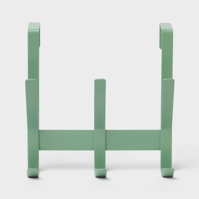 Over The Door 3 Hook - Sage - Brightroom™ 4 Over The Door 3 Hook - Sage - Brightroom™ - Image 2