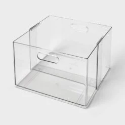 All Purpose Clear Expandable Bin Large - Brightroom™ 7 All Purpose Clear Expandable Bin Large - Brightroom™ -Daily Comfort Store GUEST 1b4378b1 8390 416c 9420 f492a930d124