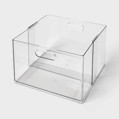 All Purpose Clear Expandable Bin Large - Brightroom™ 5 All Purpose Clear Expandable Bin Large - Brightroom™ - Image 3