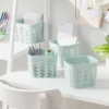 4pk Wave Mini Decorative Basket Mint Green - Brightroom™ -Daily Comfort Store GUEST 1b9d274b 685c 4451 b183 f340f022d92a