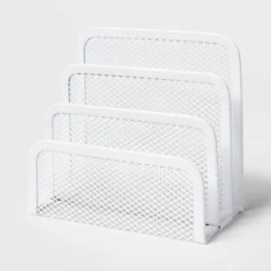 Mesh Letter Sorter White - Brightroom™: Steel File & Letter Organizer, Holder, Tray, No Assembly Required -Daily Comfort Store GUEST 1e3989e6 bc2f 42cc 84cd 82fcc3d28ac1