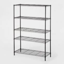 5 Tier Wide Wire Shelving - Brightroom™ -Daily Comfort Store GUEST 21d3addb 9b67 45e8 98b9 a6831702664f