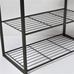 3 Tier Shoe Rack Black Metal With Natural Wood - Brightroom™ -Daily Comfort Store GUEST 240132f8 8257 4467 82bd 34848919c42b