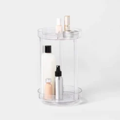 Spinning Turntable Makeup Organizer Clear - Brightroom™ -Daily Comfort Store GUEST 27648f50 ae20 49bc bc38 188b5dc65a2a