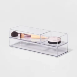 3 Bathroom Plastic Tray Beauty Organizer Set Clear - Brightroom™ -Daily Comfort Store GUEST 28aee1c3 5eb3 439c 8ea4 2dbdc4bd6ddf