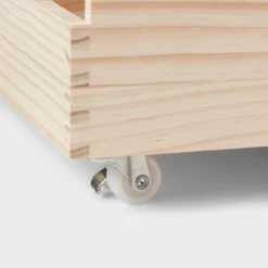 Large Wood Bin With Wheels - Brightroom™ -Daily Comfort Store GUEST 29ed7398 61b3 402b b15b ade3485cfa22