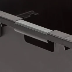 Medium Stackable Storage Bin - Brightroom™: Black Polypropylene Utility, 9.25 Volume, 22.79x15.98x8.39, Universal Storage -Daily Comfort Store GUEST 2fc55649 6ce0 47f7 8516 bb7d8b4b68d4