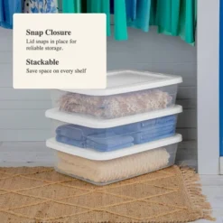 28qt Clear Under Bed Storage Box White - Brightroom™ 14 28qt Clear Under Bed Storage Box White - Brightroom™ -Daily Comfort Store GUEST 33752212 3bd0 43e7 a857 873cbdc95ff5