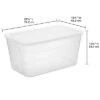 90qt Clear Storage Box White - Brightroom™ -Daily Comfort Store GUEST 3e09aa1a ff93 4563 97e4 d4e4b6c82bbb