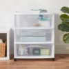 3 Drawer Wide Cart White - Brightroom™: Plastic Storage Drawers, Utility Cart With Casters, Portable Universal Storage 2 3 Drawer Wide Cart White - Brightroom™: Plastic Storage Drawers, Utility Cart With Casters, Portable Universal Storage -Daily Comfort Store GUEST 41559d35 e1ed 4b2b 8de2 fb77c89f6f6d