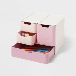 Modular Storage Drawer Set Pink - Brightroom™ -Daily Comfort Store GUEST 426cf388 a3c0 4555 b9b4 7518b4037bbd