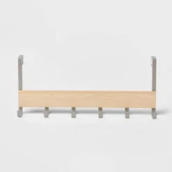Large Over The Door Hook With Wood 6 Hooks - Brightroom™ -Daily Comfort Store GUEST 427b723e 2d59 4066 b9a9 dd53d42e3056