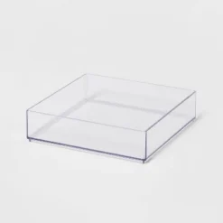 Plastic Organizer Tray Clear - Brightroom™ -Daily Comfort Store GUEST 469774cb 755b 4557 be62 dbd8b5cb7028