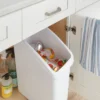 Under Sink Waste And Sorting Can - Brightroom™: Compact Kitchen Trash Can, 5.8 Gallon, White, Textured Finish -Daily Comfort Store GUEST 46fdc139 2df3 4ca4 b529 34f52cb8bae1