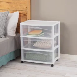 3 Drawer Wide Cart White - Brightroom™: Plastic Storage Drawers, Utility Cart With Casters, Portable Universal Storage 9 3 Drawer Wide Cart White - Brightroom™: Plastic Storage Drawers, Utility Cart With Casters, Portable Universal Storage -Daily Comfort Store GUEST 49fb4447 f537 4868 97af a9c616c3db2e