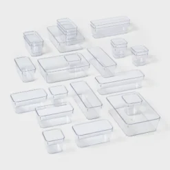 25pc Drawer Flatware Organizer - Brightroom™: Clear In-Drawer Storage, PETG Material, Contemporary Style, Hand Wash 9 25pc Drawer Flatware Organizer - Brightroom™: Clear In-Drawer Storage, PETG Material, Contemporary Style, Hand Wash -Daily Comfort Store GUEST 4a476374 b692 4aa1 ad7c c8ae6b6b9129
