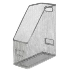 Mesh Magazine File Silver - Brightroom™: Steel File Organizer & Storage Bin, 12" H, No Assembly Required 9 Mesh Magazine File Silver - Brightroom™: Steel File Organizer & Storage Bin, 12" H, No Assembly Required -Daily Comfort Store GUEST 4b80f1ca 810c 49a5 9106 347a6de928d6