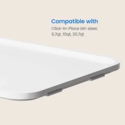 Click In Place Large Lid For Plastic Storage Bins For Home And Office Organization White - Brightroom™ -Daily Comfort Store GUEST 519dba91 3966 4056 922d 3ce9208e44e8