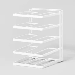 Wire Storage Pan Organizer White - Brightroom™: Iron Kitchen Cabinet & Pantry Organizer, 10" H X 13" D X 9" W -Daily Comfort Store GUEST 57e5e1e6 5673 4d0a badd 42bef5b22714