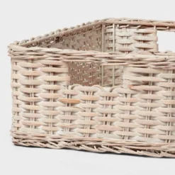 Woven Rattan Folio Bin White Washed - Brightroom™ 5 Woven Rattan Folio Bin White Washed - Brightroom™ -Daily Comfort Store GUEST 61e6657b 2c14 429a b7cf def40140d8fc