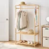 Bamboo Garment Rack With Shelving - Brightroom™ -Daily Comfort Store GUEST 62d1c10e ba0f 4e41 bc3c 27637a2e2ec5