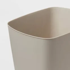 3gal Open Vanity Waste Basket Gray - Brightroom™: Compact Plastic Indoor Trash Can, Matte Finish, Small Size, 3 Gallon Capacity -Daily Comfort Store GUEST 6a6234d7 0200 4ead 826a fdb4bee145e5