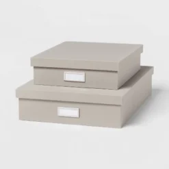 Canvas Desk Storage Box Set Of 2 - Brightroom™ -Daily Comfort Store GUEST 6d99f21c f878 4b0e 9ebb 9b6fd8e70c76