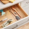 6"x15" Drawer Flatware Organizer - Brightroom™: Clear PETG, In-Drawer Kitchen Storage, Contemporary Style -Daily Comfort Store GUEST 726f46ab 3890 4d86 b237 5c7a0242b90c