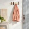 Mixed Material 4 Hooks Rail Matte Black On Light Wood - Brightroom™ -Daily Comfort Store GUEST 78b15321 050f 4e87 a7e0 f799703ff3d8
