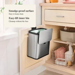 Compost Bin Stainless Steel - Brightroom™ -Daily Comfort Store GUEST 7950f8bf 88b7 414f 87dd 92b278a03f08