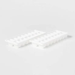 2pk Ice Cube Tray White - Brightroom™: Polypropylene, 16 Cavities, Dishwasher-Safe, Ice Molds For Freezer -Daily Comfort Store GUEST 7a65fa87 7cba 4ec6 a8eb 0342dfc15afb