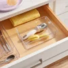 6"x9" Drawer Flatware Organizer - Brightroom™: Clear PETG In-Drawer Storage Tray, Contemporary Kitchen Organizer -Daily Comfort Store GUEST 7c602495 3c77 4084 b4ba f4710ff4164e