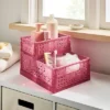 Small Foldable Crate Pink - Brightroom™ -Daily Comfort Store GUEST 7ef9920a 0047 4887 a021 d2905b51ba1e
