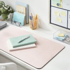 Non-Slip Rollup Desk Mat Pink - Brightroom™