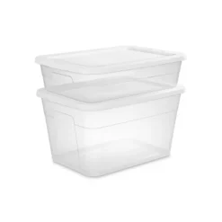 70qt Clear Storage Box With White Lid - Brightroom™ -Daily Comfort Store GUEST 8a528b8a 6d09 4efe 8297 917a6128e835 1