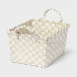 Woven Plastic Basket Small - Brightroom™ -Daily Comfort Store GUEST 8b79e323 6cc6 434d a26f a72f7c2879fd