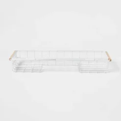 Metal Bathtub Caddy With Wood Handles - Brightroom™ -Daily Comfort Store GUEST 8b7d1f18 795b 473e 8582 e34dabeea8d2