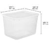 70qt Clear Storage Box With White Lid - Brightroom™ 1 70qt Clear Storage Box With White Lid - Brightroom™ -Daily Comfort Store GUEST 8e2f3efb 043a 41fb 89ba d4b543bd8459