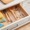 3 Compartment Plastic Drawer Flatware Organizer - Brightroom™: Clear In-Drawer Storage, Contemporary Style, 16"x13" -Daily Comfort Store GUEST 8ea3fc74 2fb6 431d 9f3e 51dc1a3b056a