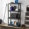 4 Tier Plastic Shelf Unit Black - Brightroom™: Utility Storage Shelves, 55.8" Height, 70 Lbs Capacity, Freestanding 1 4 Tier Plastic Shelf Unit Black - Brightroom™: Utility Storage Shelves, 55.8" Height, 70 Lbs Capacity, Freestanding -Daily Comfort Store GUEST 8fd6793f ccaf 4b74 8dc7 d34d63b99282