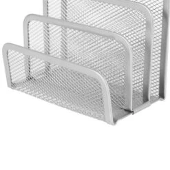 Mesh Letter Sorter - Brightroom™: Steel Desk Organizer, Silver Mail & Letter Holder, Office File Organizer, 5.5"x3"x5.06" -Daily Comfort Store GUEST 9035e4c8 cdca 4974 b5a5 03e05237f026